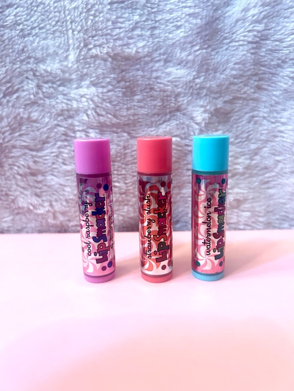 Vintage Bonne bell holiday foil lip smackers